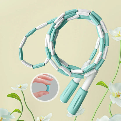 Jump Rope With Segmented Sleeve Adjustable Length For Kids Not Easy To Tangle