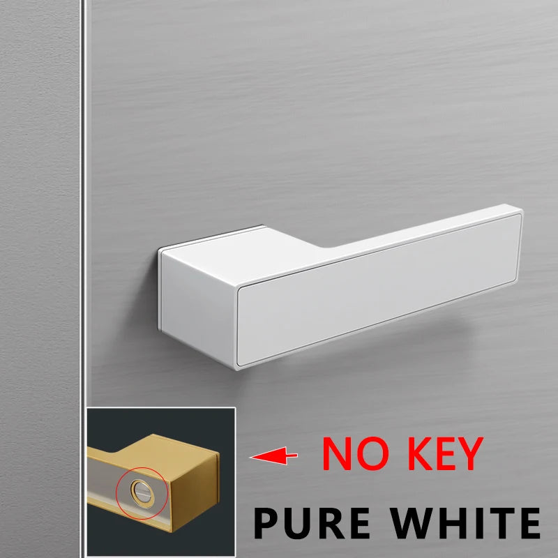 TOPKNORR Room Door Lock Indoor Magnetic Mute Ecological Door Lock Wooden Door Bedroom Toilet Household Door Lock Door Handle