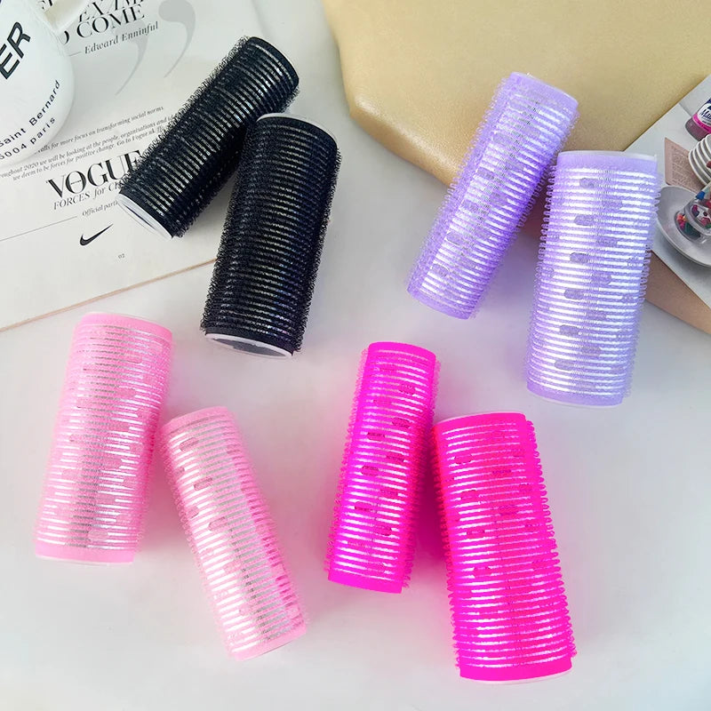 Magic Large Self-Adhesive Hair Rollers Hairdressing Home Use DIY Styling Roller Roll Curler Hair Women Beauty Tools New 3 Styles
