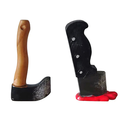 Funny Knife Magnetic Fridge Stickers 3D Fun Axe Fridge Magnet Novelty Home Decor Gifts Eye-Catching Fridge For Iron Surface