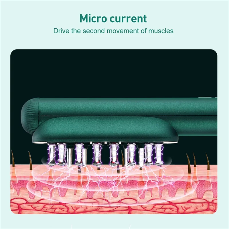 Hair Led Brush Electric Laser Hair Growth Comb Anti Hair Loss Massage Therapy Infrared RF Red Light EMS Massager