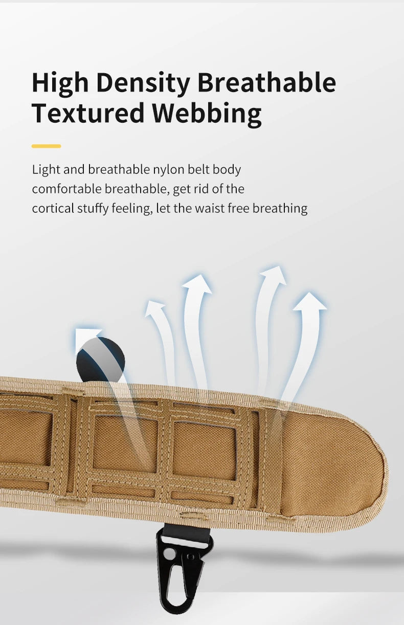 Tactical Battle Belt Set, Molle Belt,Tactical Shooting Belt,Tactical Battle Belt Utility Belt Men Tactical Belt Women Duty Belts