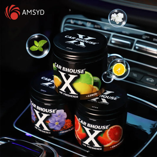 Car Air Freshener Solid Cologne Lavender Lemon Auto Accessories Vanilla Good Smell Odor Eliminator Essential For Home Closet