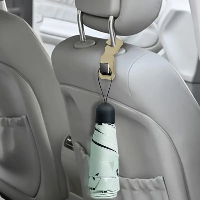 Car Seat Hooks For Headrest Small Car Back Seat Hanger Car Purse Hook Seatback Bag Holder Car Interior Accessories For Purse