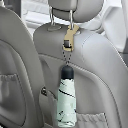 Car Seat Hooks For Headrest Small Car Back Seat Hanger Car Purse Hook Seatback Bag Holder Car Interior Accessories For Purse