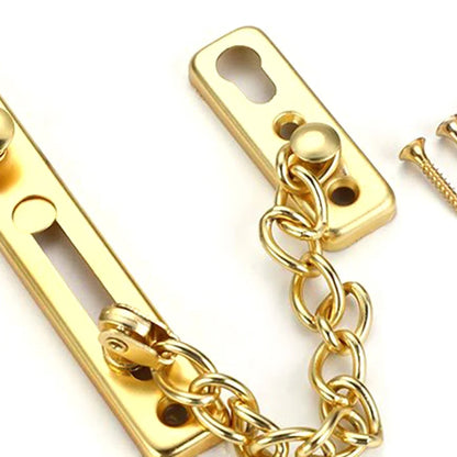 Door Chain with Lock Door Lock Bolt Chain Kids Safety Security Home Latch Buckle Guard Lock Anti-Theft Hotel Hardware Accessorie