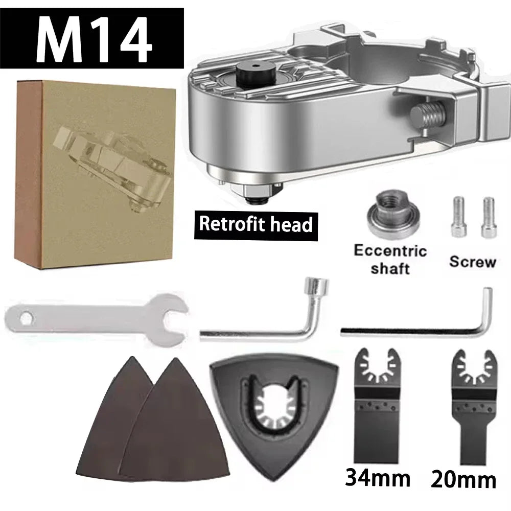 Professional Angle Grinder Changed to Universal Treasure Multifunctional Tools of Cutting Polishing Shovelling Cleaning