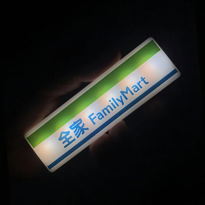 New Convenience Store Refrigerator Stickers Magnetic Fridge Stickers Lightbox Toy Model Light Signs Home Decorative Ornaments