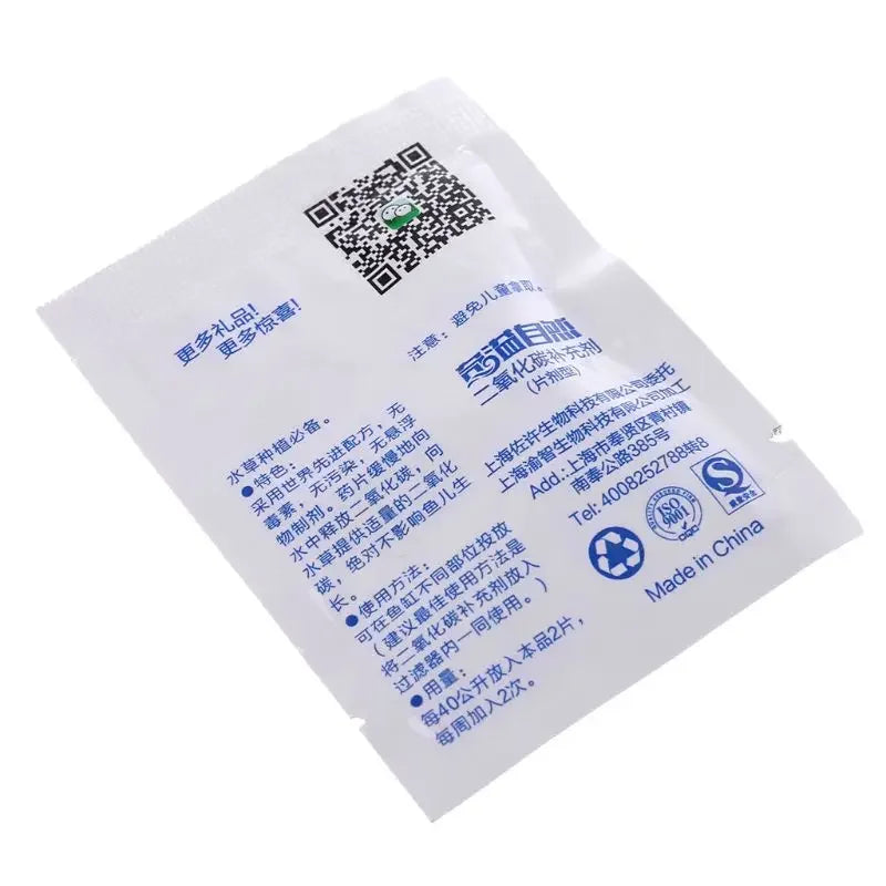 10pcs/bag Aquarium Co2 Tablet Carbon Dioxide Supplements Fish Diffuser Water Plants