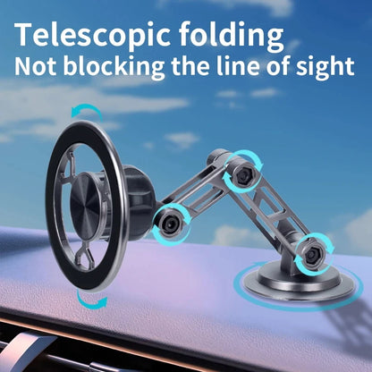 Magnetic Car Phone Holder 360Degree Rotating Metal Bracket Foldable with Ventilated Magnet GPS Stand Cars Accessories for Phones