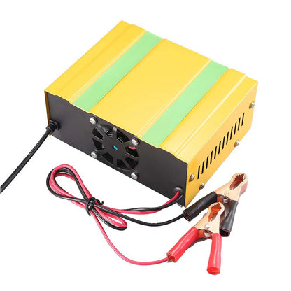 Car Battery Chargers 12V/24V Intelligent Pulse Repairing Charge Device Automotive Battery Trickle Maintainer for Car Motorcycle
