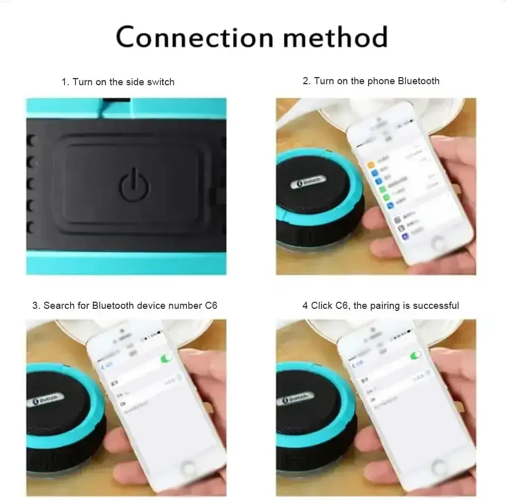 Waterproof Bluetooth Speaker Portable Outdoor Mini Wireless Speakers for Music Player Powerful Sound Box Handfree TF Subwoofer