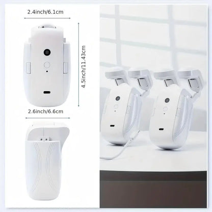 Smart Automatic Curtain Opener-Remote Control With App/Timer/Voice,Upgraded High-Performance Motor(For Roman Rod/T/U Track 3in1)