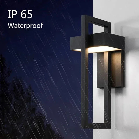 LED Wall Lamp E27 Decorative Lighting Outdoor Fixtures Outdoor Porch Wall Lamp Simple Outdoor Lighting Corridor Garden Sconce