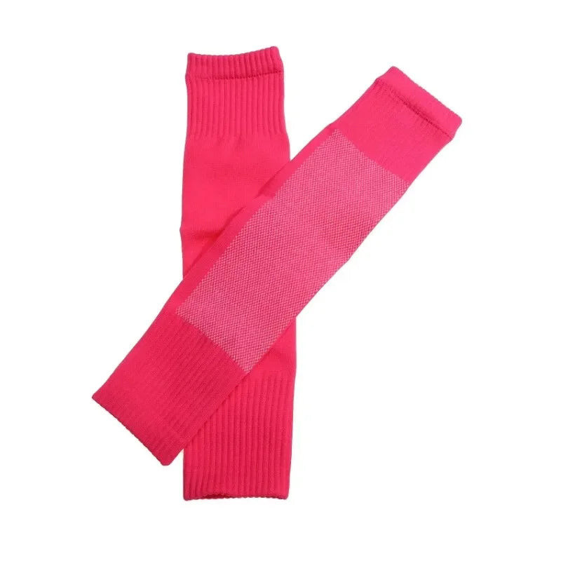 Sports Socks Adult Breathable Football Socks Men Women Leg Protection Knee Pads