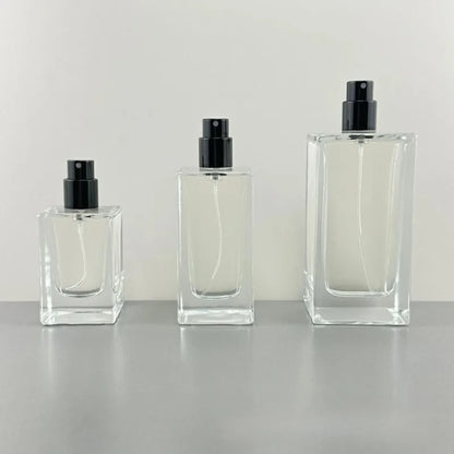 Perfume Container Bottle Cosmetics Bottled Crystal White Glass Bottles and Finely Sprayed in Bottles Perfumes