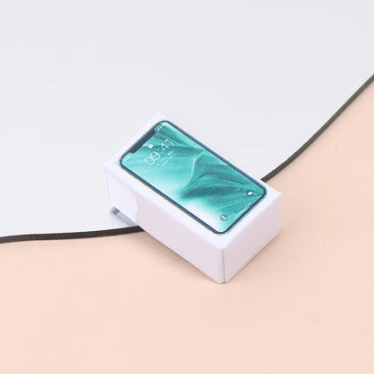 1:12 Scale Miniature Dollhouse Mobile Phone Model for Doll House Decoration