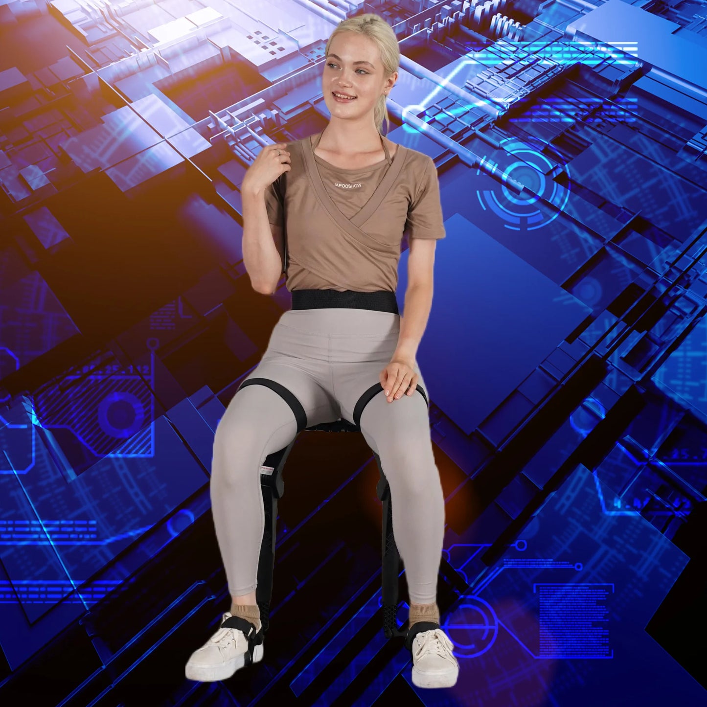 Wearable Seats, Creative Special Work Seats, Suitable for Use Who Need to Stand up Staff for a Long Time, Load-Bearing 150kg