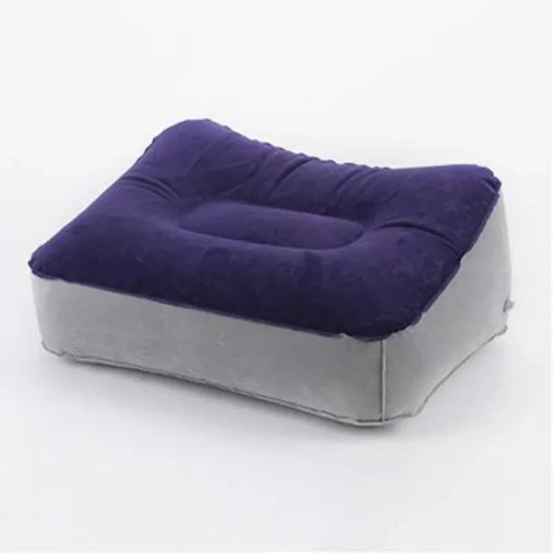Inflatable Travel Pillow Foot Pad Airplane Car Bus Footrest stool Height Adjustable Kids Flight Sleeping Resting Pillow mx920103