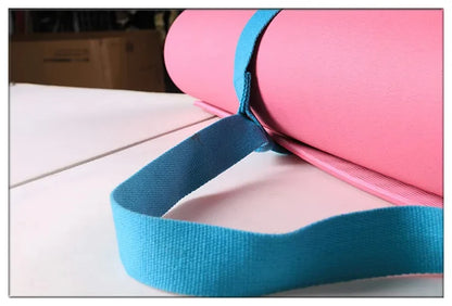 Adjustable Yoga Mat Belts Yoga Mat Shoulder Carrier Yoga Straps Exercise Stretch Yoga Belts Fitness Gym Sports Rope 165cm*3.8cm