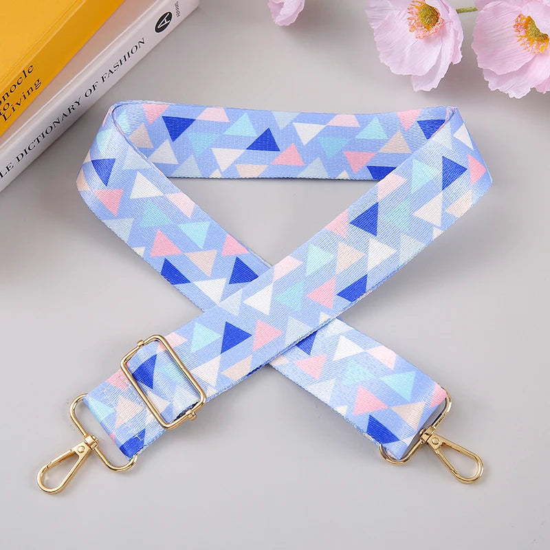 Fashionable And Minimalist Shoulder Strap Print Adjustable Bag Strap Luggage Replaceable Travel Accessories