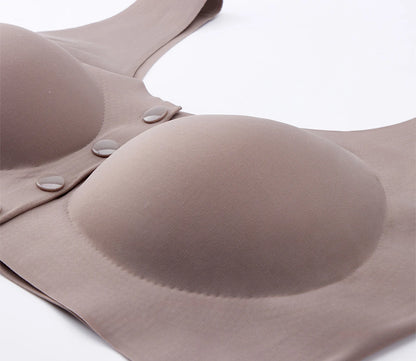 Nursing Bra Maternity Bra With Removable Pads Front Open Buckle Breathable Comfortable 3D Seamless Bras For Women Pregnancy Hot