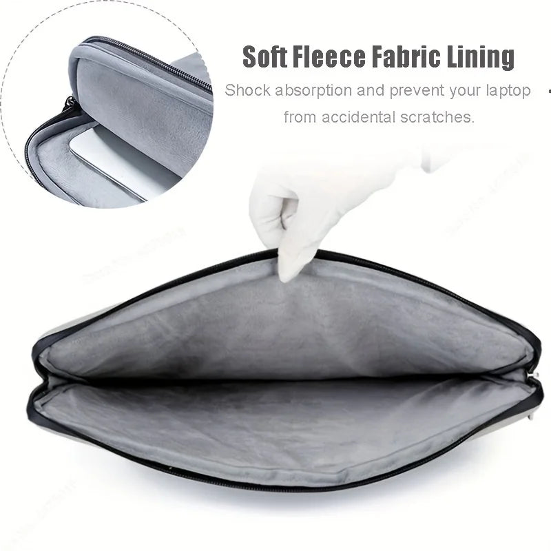 11 13 14 15 Inch Laptop PU Leather Protective Tablet Bag Computer Pouch Case Storage Bags Slim Laptop Sleeve for Macbook Perfect