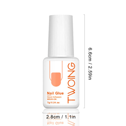 Super Strong Nail Glue For Press On False Nail Tips, Acrylic Fake Nails,Long-lasting Adhesion, Rhinestone Glue With Fast Drying