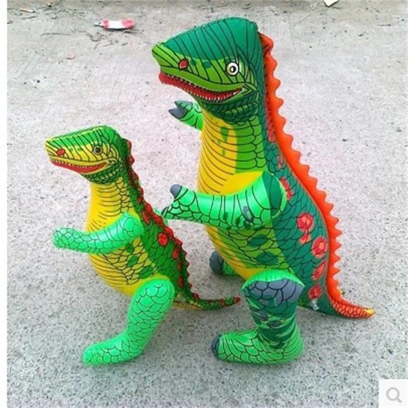 Children's Inflatable Toys Stall Toys PVC Leather Balloon Water Toys Dinosaur Tiger Pig Cat Rabbit 1PC