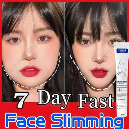 Roller Massager V-Shape Firming Face-lift Slimming Cream Removal Masseter Muscle Double Chin Face Fat Burning Anti-aging Product