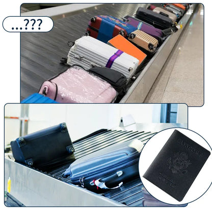 Passport Holder Cover Wallet Travel Essentials RFID Blocking Leather Card Case International Travel Must Haves Travel Accessorie