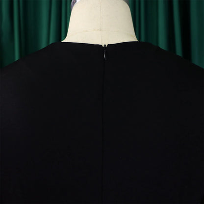 Elegant Office Dresses for Woman V Neck Full Sleeve Belt Waisted Sheath Package Hips Mid Calf Formal Business Work Wear Gowns OL