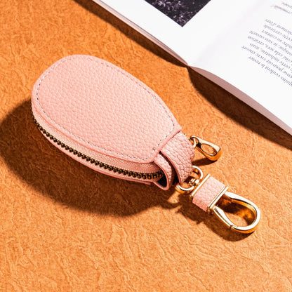 Unisex PU Leather Key Case for Car Key Wallet Pocket Key Holder Organizer Pouch Key Organizer Large Capacity Zipper Key Bag