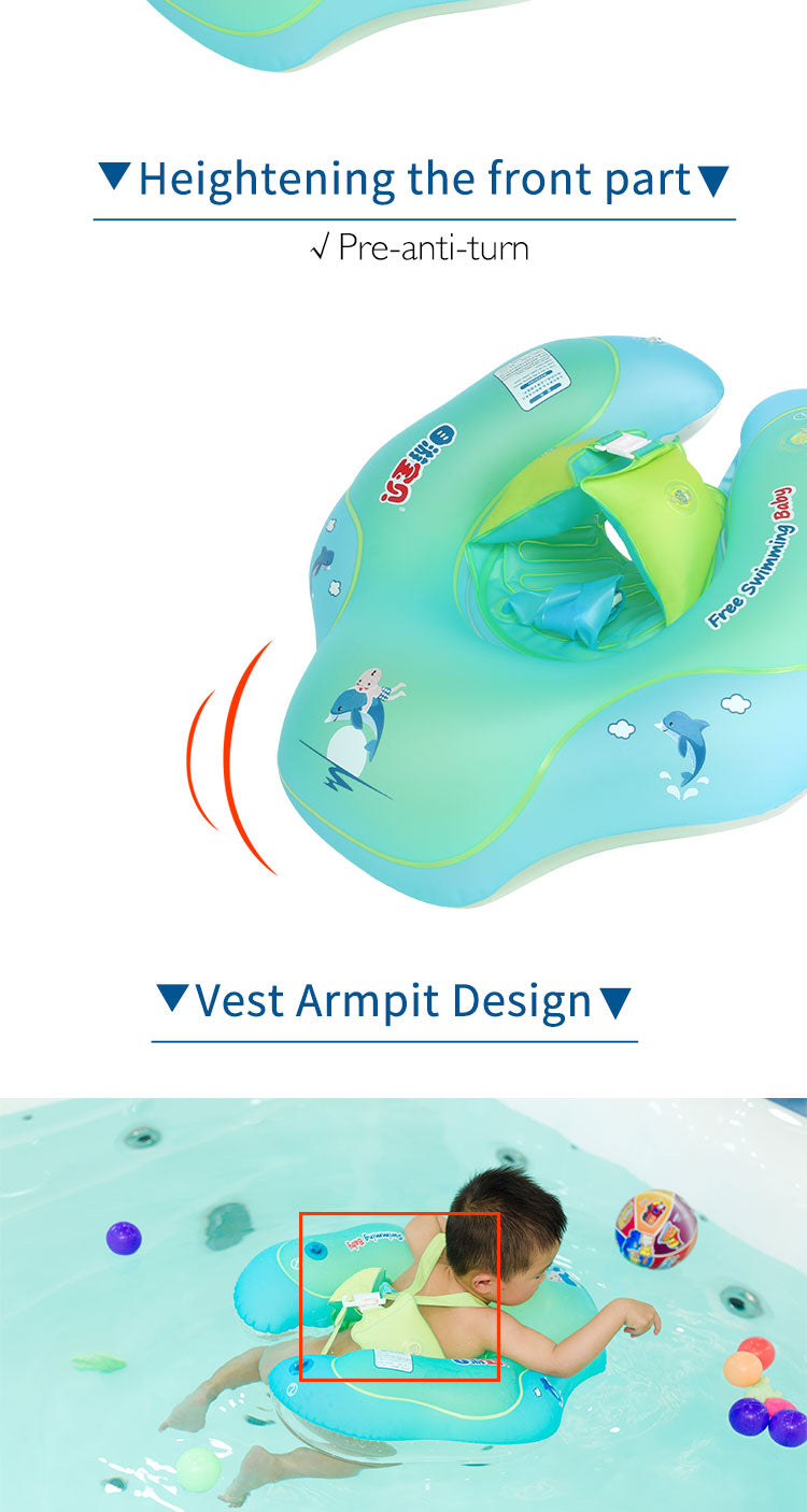 Inflatable Baby Swimming Ring Armpit Floating Kid Swimming Pool Accessories Circle Bathing Inflatable Toddler Rings Water Toys