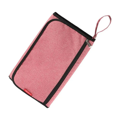 Travel Diaper Changing Mat Waterproof Folding Diaper Organizer Bag Lightweight Changing Mat For Parks Shopping Malls Restaurants