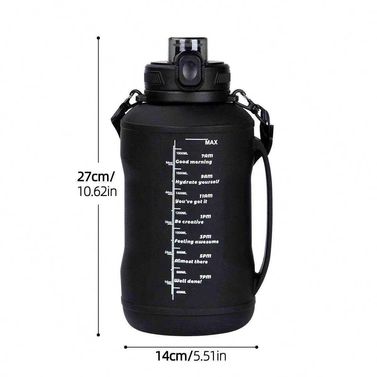 2L/64oz Silicone Water Bottles Collapsible Travel Water Bottle Roll Up Foldable Water Bottles With Straws Travel Camping Hiking