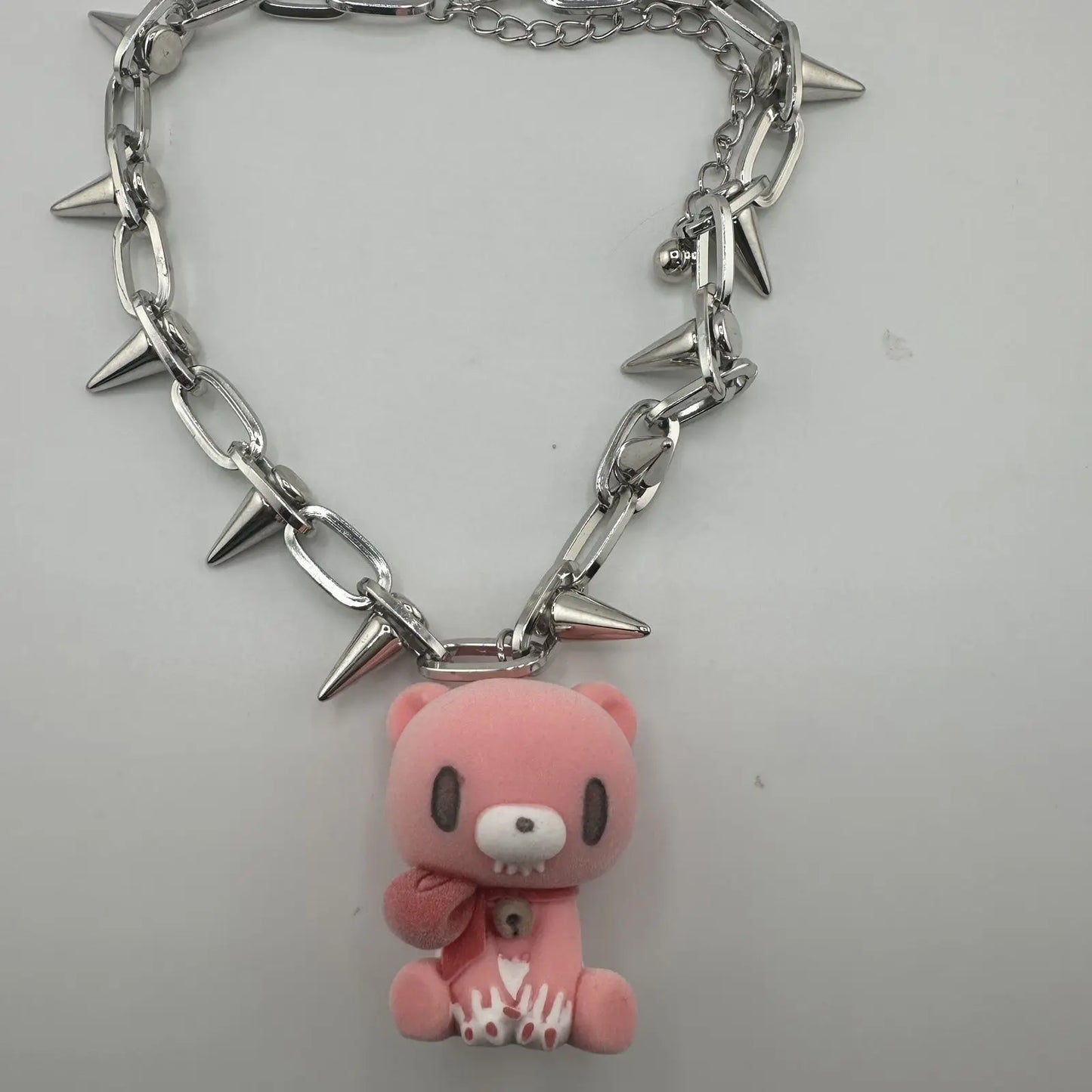 Accessories Series Cute Creative Handmade Melancholic Bear Necklace Fashion Accessories Y2k Style Accessories Children'S Gifts