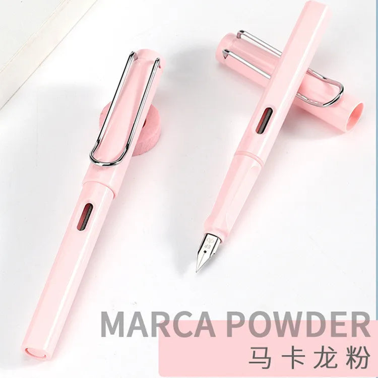 1PC 0.5mm Clear Pointed Writing Practice Pen Student Standing Pen Stationery Student Supplies Pen and Ink Student Supplies