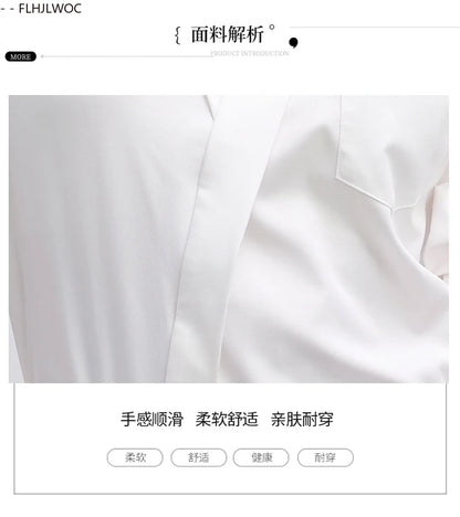 Office Lady Basics Fashion White Shirts New Women Summer Work Solid V Neck Tops Blouses French Design Interview Shirt Cotton