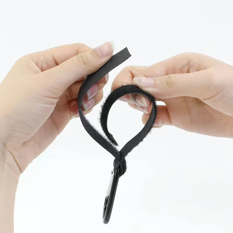 1-10pcs Stroller Hooks Adhesive Clasp Loop Buckle Clips Carabiner Cart Organizer Diaper Bag Shopping Pram Hook Buckles Hanger