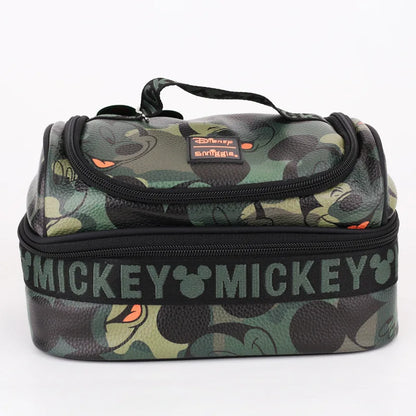 Genuine Australian Smiggle Schoolbag Cute Army Green Mickey Student Children's Large Capacity Backpack Meal Bag Student Gift