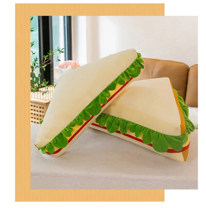 Plush Stuffed Toys Cute and Creative Sandwiches Pillows Toast Bread Children's Sofas Bedside Pillows Large Cloth Dolls Birthday