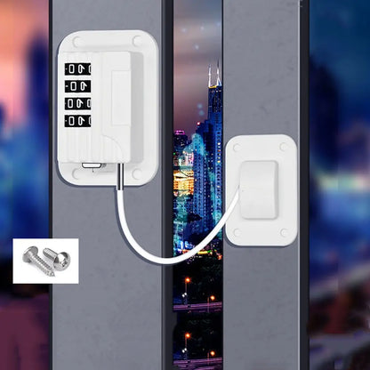 Limiter 4-Wheel Safety Lock Drawer Door Cabinet Protection-Children Code Lock Smart Lock Number Locks Padlock