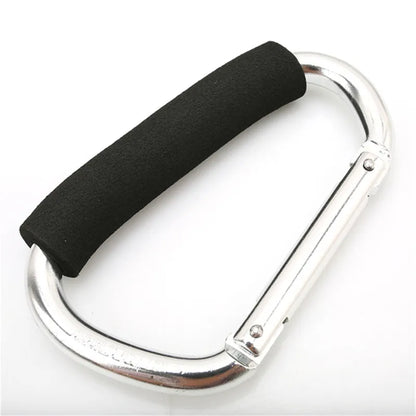 Sponge Baby Stroller Hook Aluminum Alloy Stroller Shopping Hook Accessories Pram Hooks For Baby Car Carriage Buggy