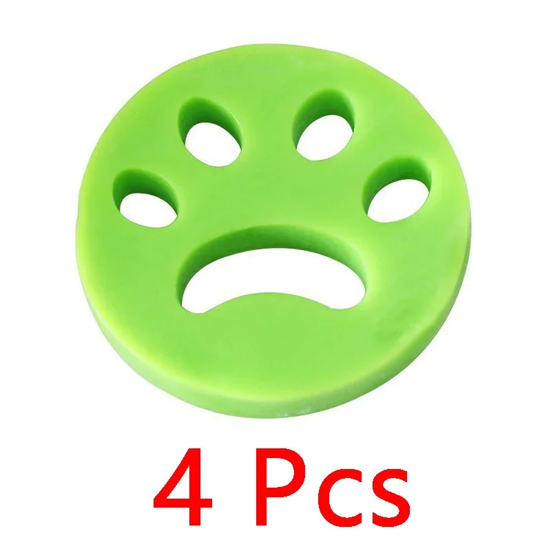 Reusable Cat and Dog Hair Clothes Bedding Lint Remover (Laundry V Animal Hair Catcher for Washing Tools Removes From Pet Machine