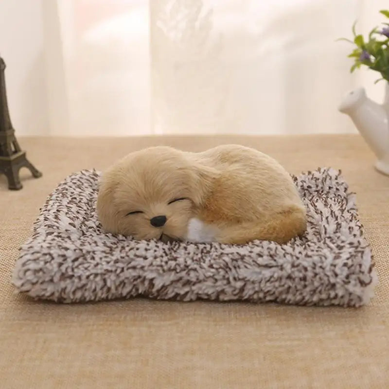 Car Stuffed Toys Lovely Simulation Animal Plush Sleeping Dogs Toy Kids For Car Decor