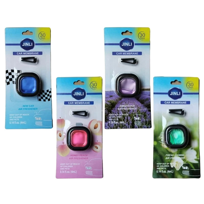 Long-Lasting Car Air Freshener Vent Clip Essential Oil Scented Odor Eliminator 0.14oz Alcohol-Free Fragrance For Fresh Car Smell