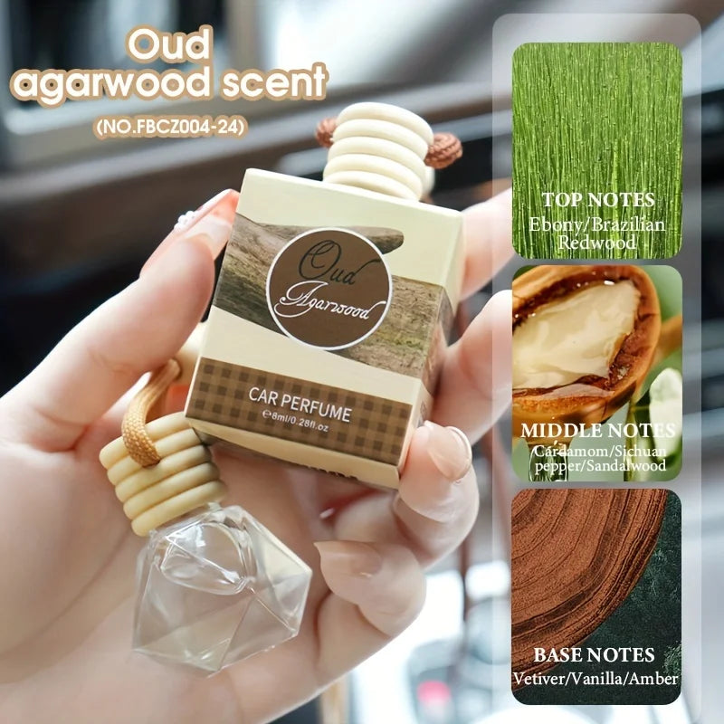 Car Air Freshener Mini Aromatherapy Essential Oil Odor Eliminator Kit Humidifier Gift Box Air Purifier Car Diffuser Long Lasting