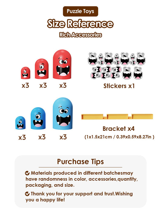 Table Board Intelligence Montessori Games Intellectual Gobble Game Three In A Row Children Toys Kids Gifts Fun parent-child game