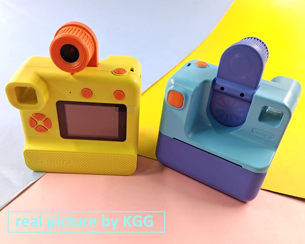 Kids Instant Camera Print Camera For Children Camera 1080P HD Digital Camera Photo Paper Child Toy Camera For Christmas Gift
